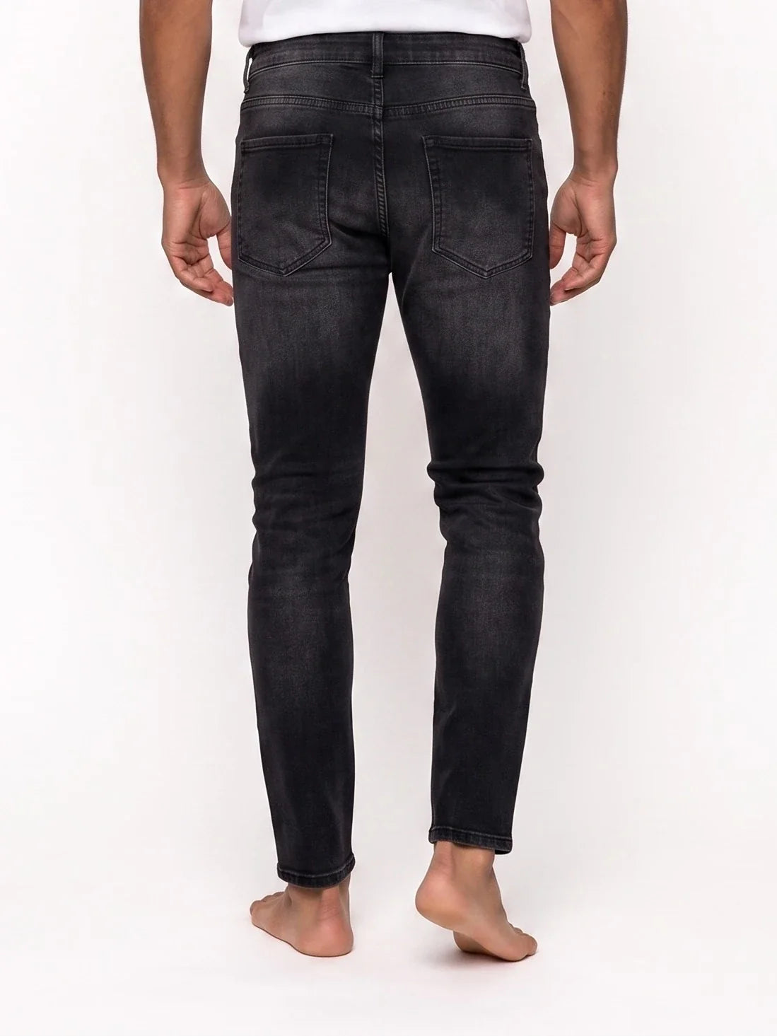 Herren Skinny Jeans mit Abriebstellen und Rissen – Ansicht 12