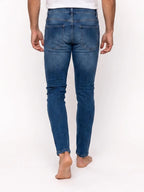 Herren Skinny Jeans mit Abriebstellen und Rissen – Ansicht 9