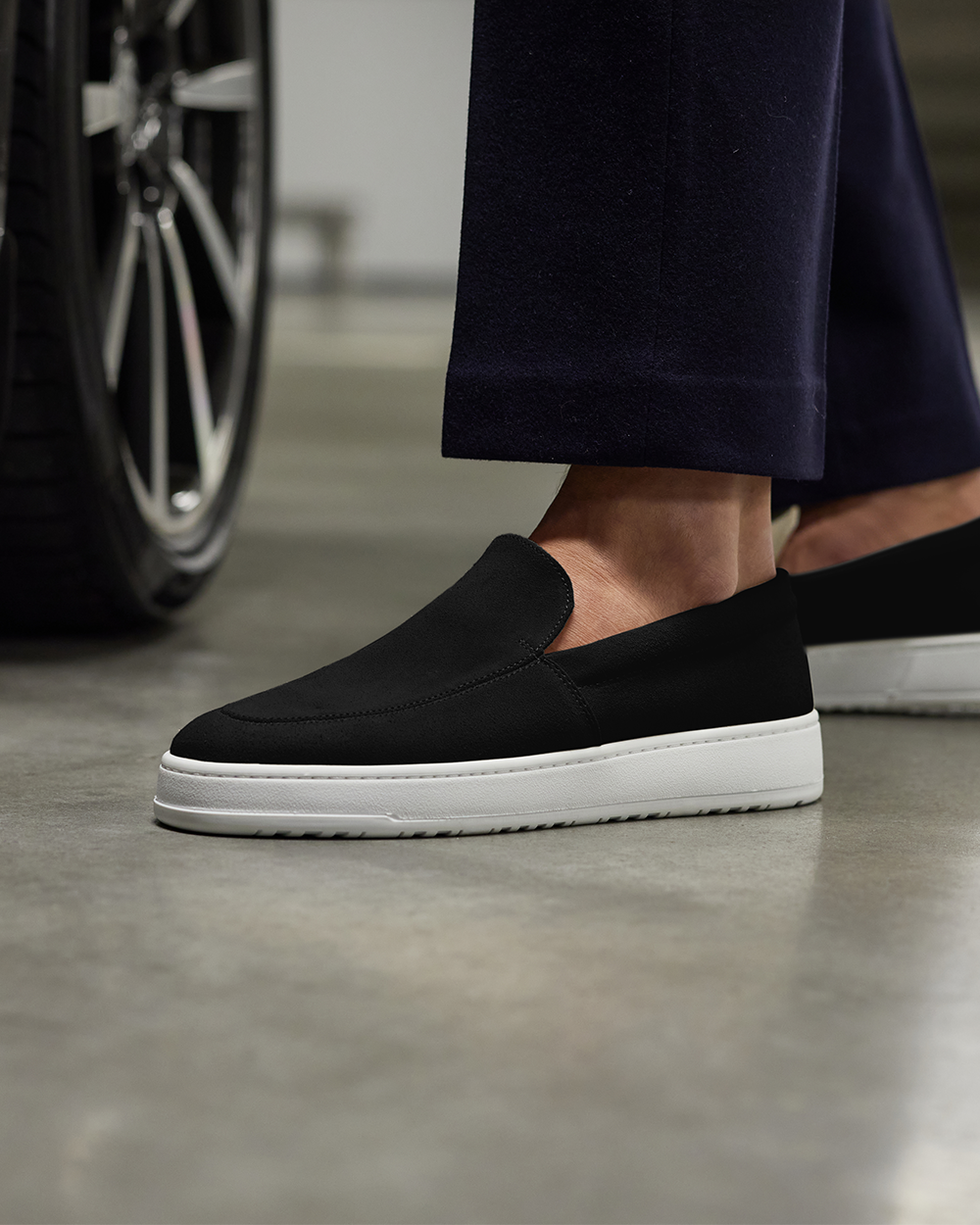 Herren Slipper Kontrastsohle Ansicht 7