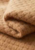 Herren Strickjacke mit Hemdkragen und Strukturmuster – Ansicht 7