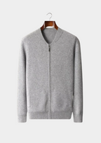 Herren Strickjacke mit Reißverschluss und Eingrifftaschen – Ansicht 11