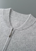 Herren Strickjacke mit Reißverschluss und Eingrifftaschen – Ansicht 14