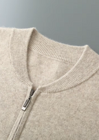 Herren Strickjacke mit Reißverschluss und Eingrifftaschen – Ansicht 4