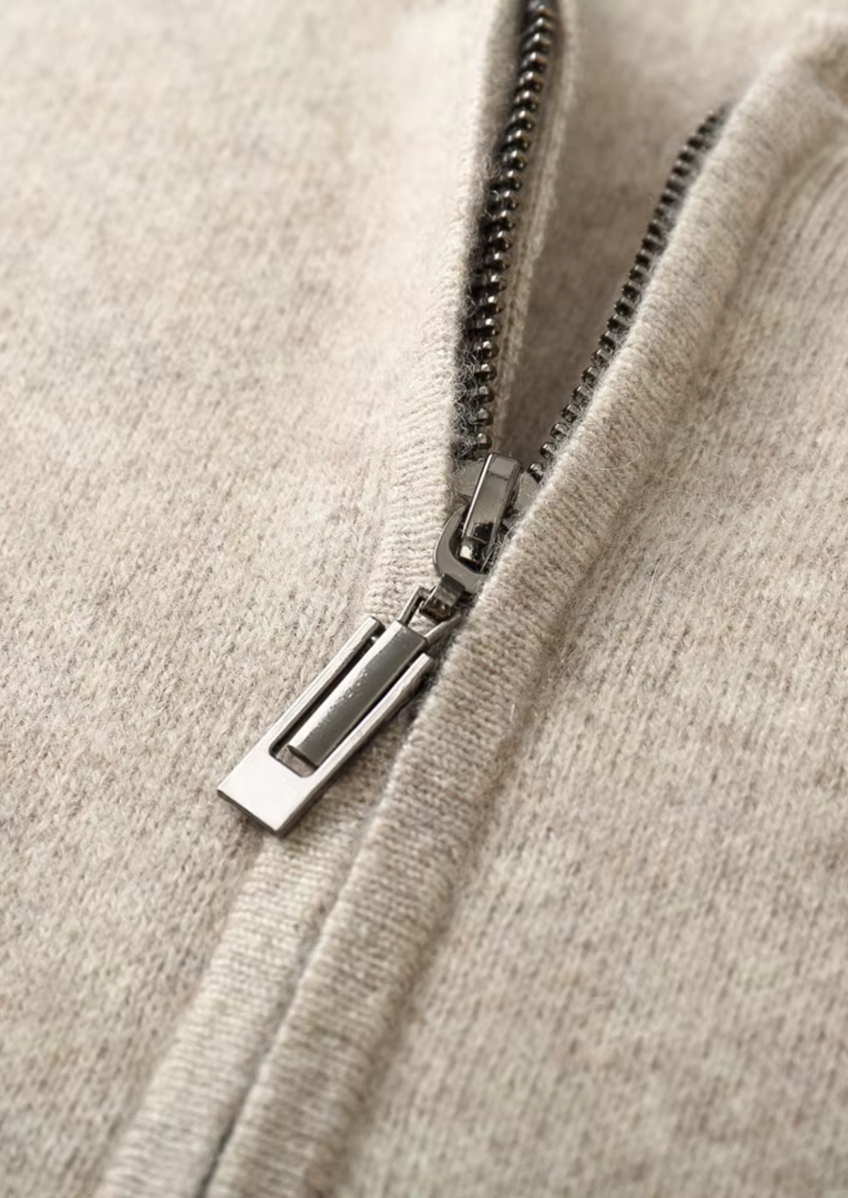 Herren Strickjacke mit Reißverschluss und Eingrifftaschen – Ansicht 5