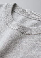 Herren Feinstrick-Shirt mit Rundhalsausschnitt und Kurzen Ärmeln