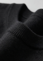 Herren Feinstrick-Shirt mit Rundhalsausschnitt und Kurzen Ärmeln