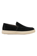 Herren Wildleder Loafer mit niedrigem Schnitt und Gittersohle