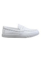 Herren Penny Loafer mit Plateausohle und genarbter Oberfläche