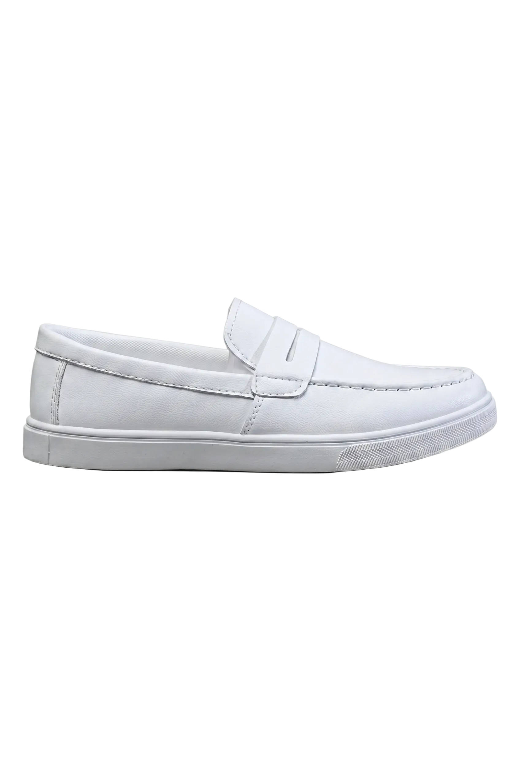 Herren Penny Loafer mit Plateausohle und genarbter Oberfläche