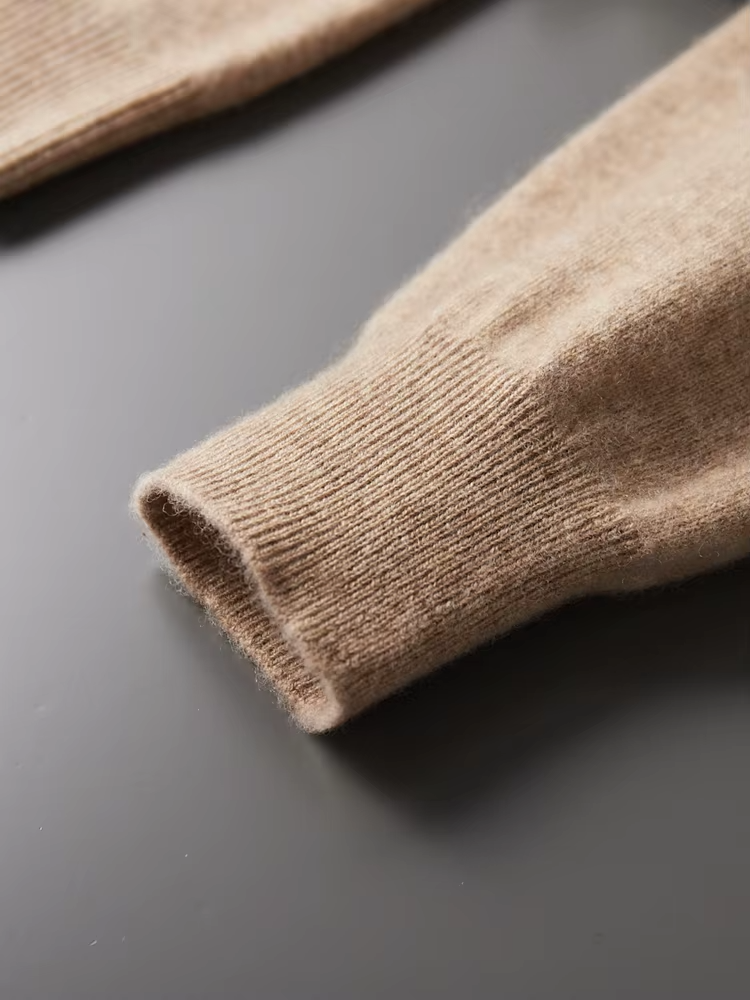 Herren Kapuzenpullover mit Kordelzug und Rippbündchen