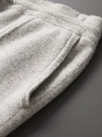 Herren Strickhose mit Kordelzug und Geraden Beinen