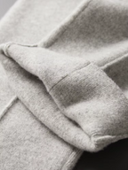 Herren Strickhose mit Kordelzug und Geraden Beinen
