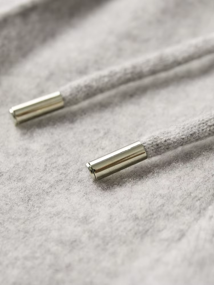 Herren Strickhose mit Kordelzug und Geraden Beinen