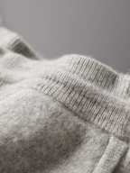 Herren Strickhose mit Kordelzug und Geraden Beinen