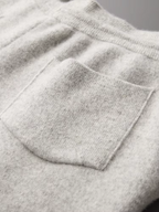 Herren Strickhose mit Kordelzug und Geraden Beinen