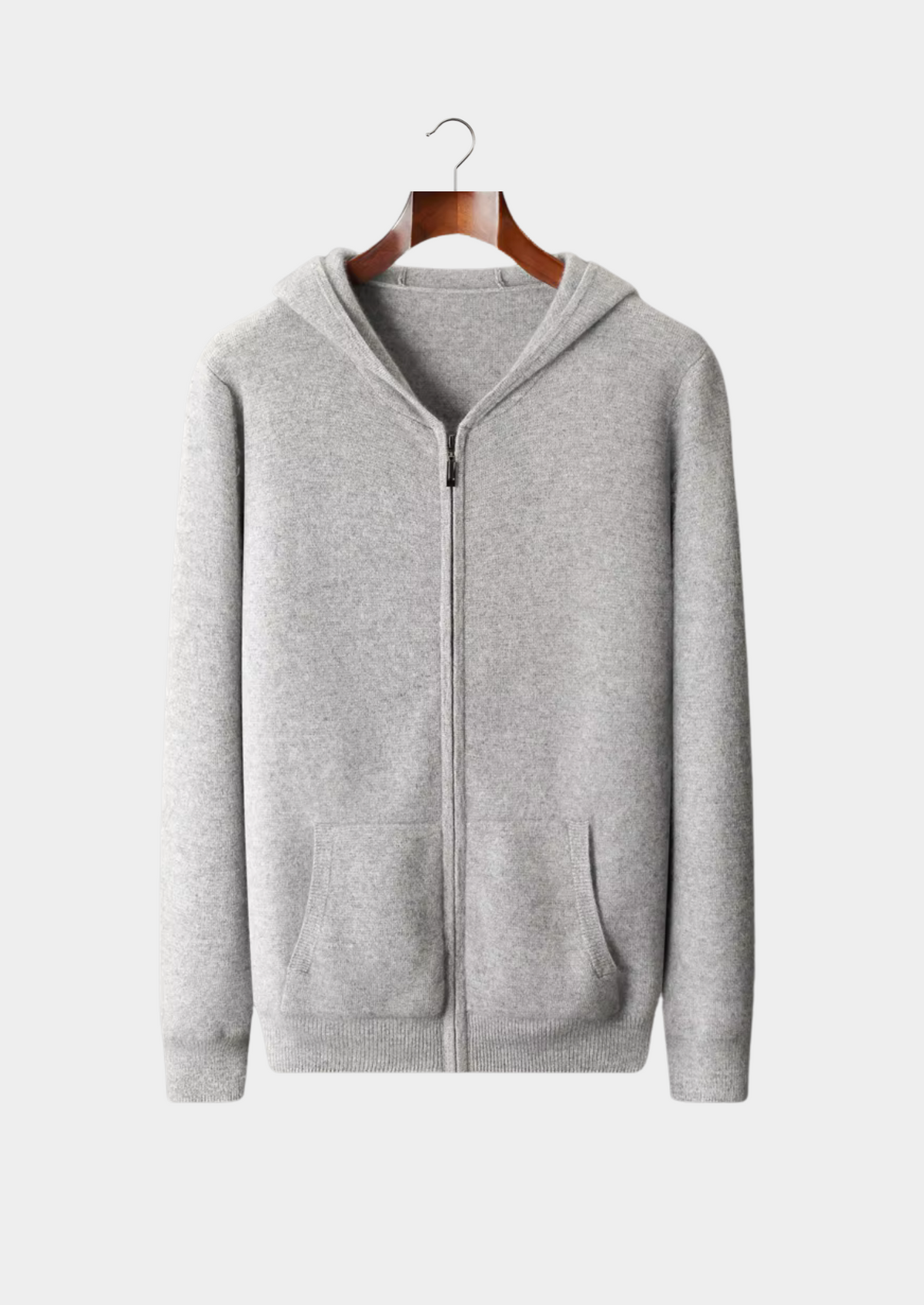 Herren Kapuzenjacke mit Reißverschluss und Känguru-Tasche