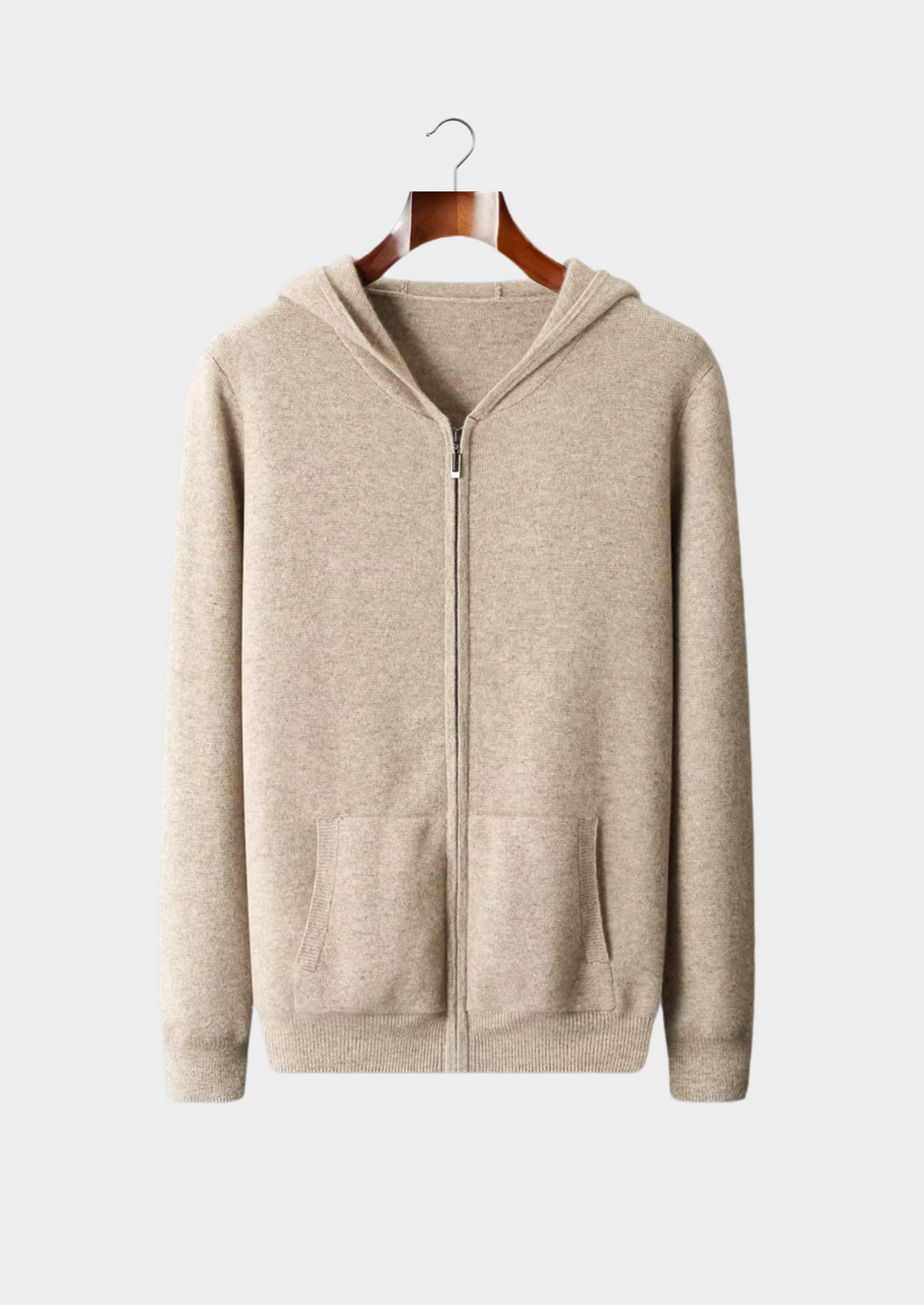 Herren Kapuzenjacke mit Reißverschluss und Känguru-Tasche