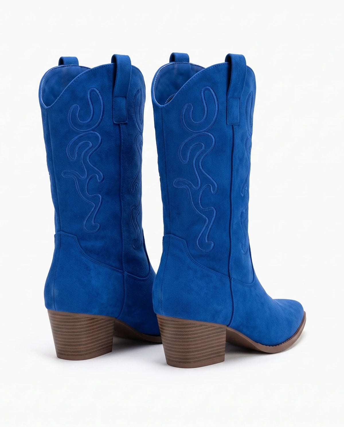 Damen Cowboystiefel aus Wildleder mit Stickerei 14