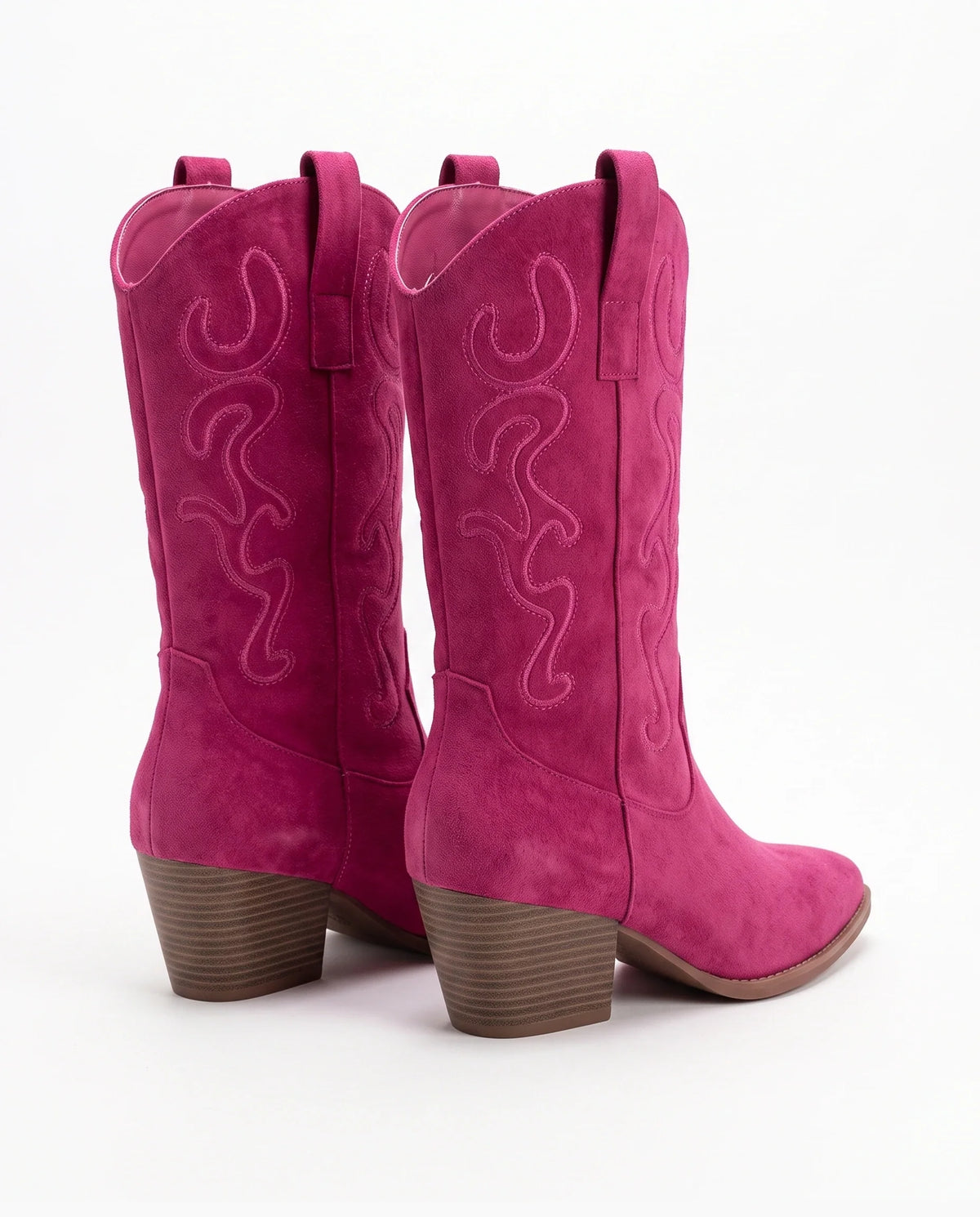 Damen Cowboystiefel aus Wildleder mit Stickerei 8