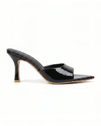 Damen Pantoletten auf Stiletto-Absatz mit Peeptoe 5