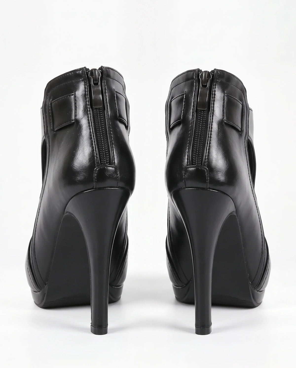 Damen Peeptoe Pumps auf Plateausohle mit Cut-outs 3