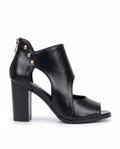 Damen Stiefeletten mit Cut-outs und Offener Zehenpartie 1