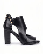 Damen Stiefeletten mit Cut-outs und Offener Zehenpartie 1