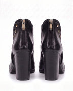 Damen Stiefeletten mit Cut-outs und Offener Zehenpartie 3