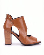 Damen Stiefeletten mit Cut-outs und Offener Zehenpartie 5