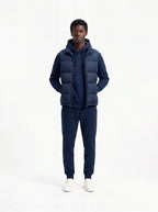 Herren Hoodie, Gesteppte Weste und Joggerhose Set 13