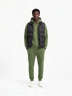 Herren Hoodie, Gesteppte Weste und Joggerhose Set 5