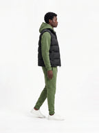 Herren Hoodie, Gesteppte Weste und Joggerhose Set 6