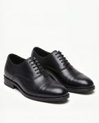 Herren Oxford Schnürschuhe mit Ziernaht an der Zehenkappe 2