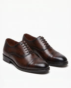 Herren Oxford Schnürschuhe mit Ziernaht an der Zehenkappe 6