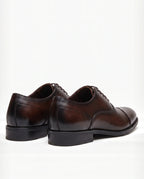 Herren Oxford Schnürschuhe mit Ziernaht an der Zehenkappe 7