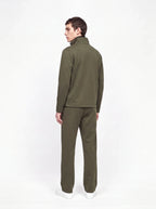 Herren Sweatjacke und Weite Hose Set mit Stehkragen 15