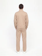 Herren Sweatjacke und Weite Hose Set mit Stehkragen 23