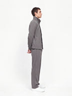 Herren Sweatjacke und Weite Hose Set mit Stehkragen 26
