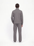 Herren Sweatjacke und Weite Hose Set mit Stehkragen 27