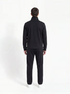 Herren Sweatjacke und Weite Hose Set mit Stehkragen 3
