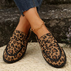 Damen Loafer im Leoparden-Print mit Zierschleife – Produktaufnahme (Bild 2 von 4)