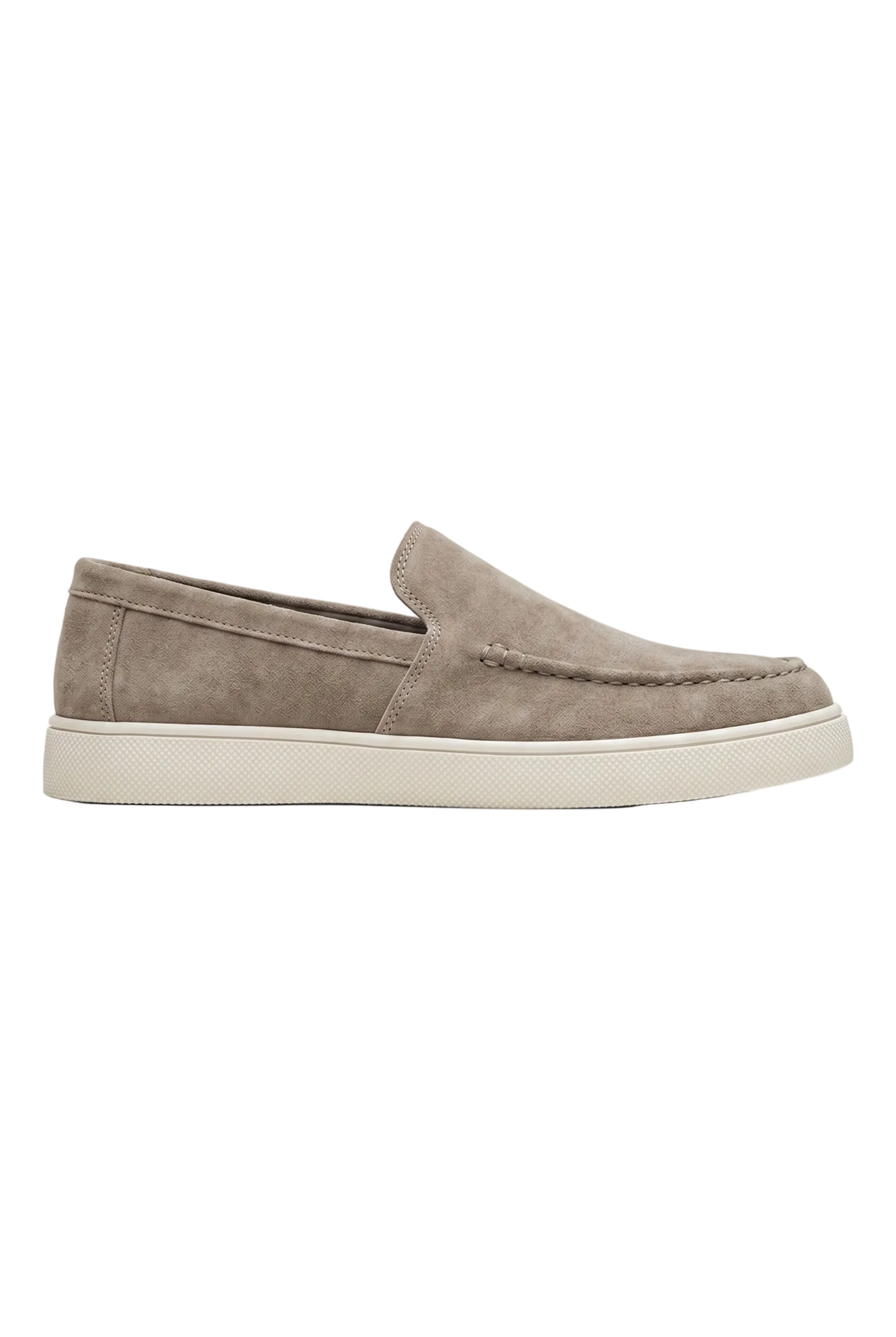 Herren Wildleder Loafer mit Gittersohle – Produktaufnahme vor weißem Hintergrund (Bild 5 von 8)