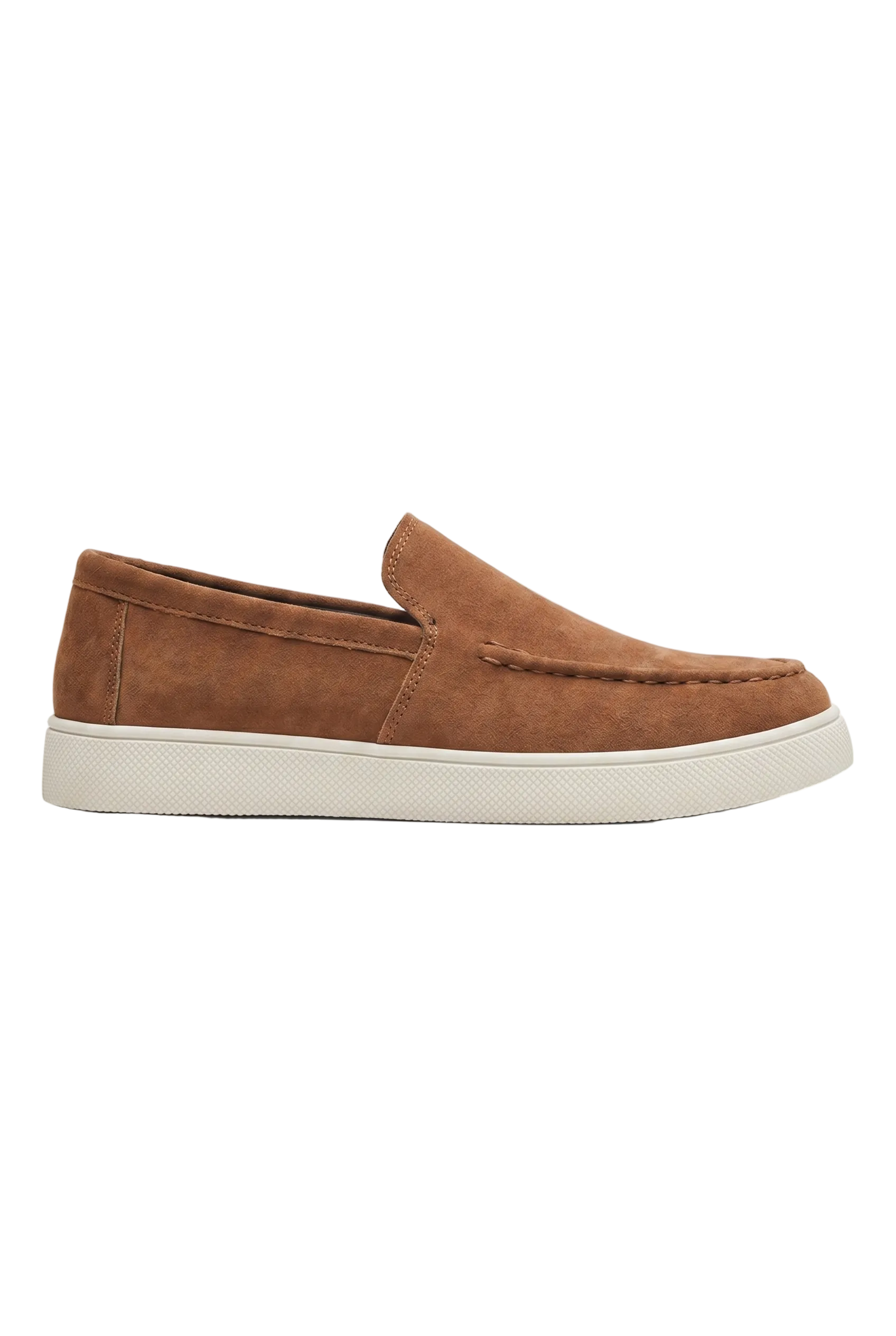Herren Wildleder Loafer mit Gittersohle – Produktaufnahme vor weißem Hintergrund (Bild 7 von 8)
