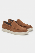 Herren Wildleder Loafer mit Gittersohle – Produktaufnahme vor weißem Hintergrund (Bild 8 von 8)